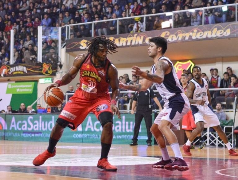 San Martín le ganó a San Lorenzo e igualó la serie final de la LNB. (Foto: Prensa Liga Nacional)