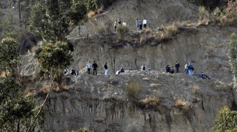 La Selección Argentina entrenó en La Paz (Foto: AFP)