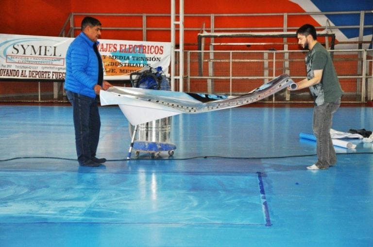 Remodelación y refacción del Gimnasio Jorge Muriel