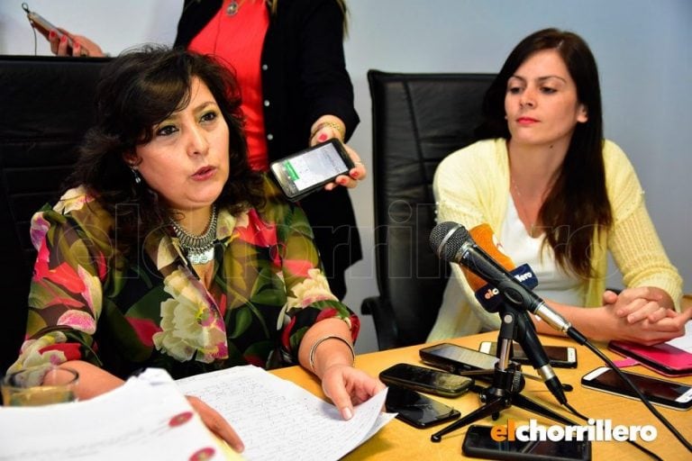 Alejandra Martín y Érica Méndez, del Tribunal de Cuentas Municipal de San Luis.