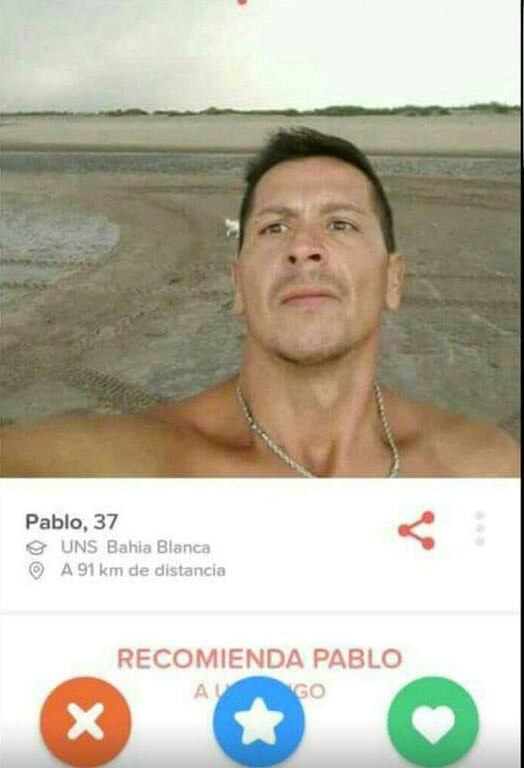 Antes se había hecho una cuenta en Tinder