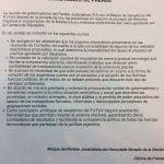 Comunicado Bloque