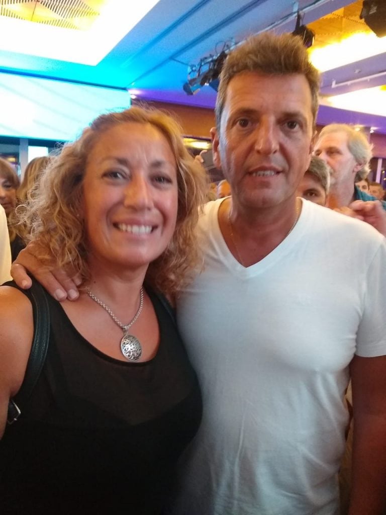 Vanessa Rodríguez y Sergio Massa