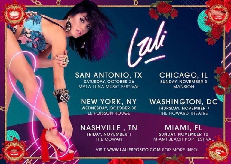 El itinerario de la gira de Lali Espótito por los Estados Unidos (Foto: Instagram)