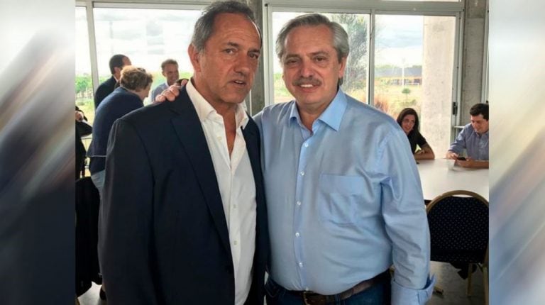 Daniel Scioli y Alberto Fernández (@DanielScioli)