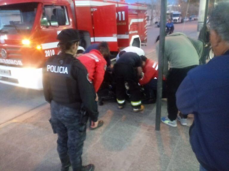 Bomberos rescata a niño de 11 años en Malargüe.