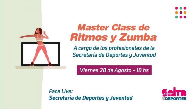 ¡A hacer ejercicio! Brindarán una clase de ritmos y zumba online (Municipalidad de Salta)