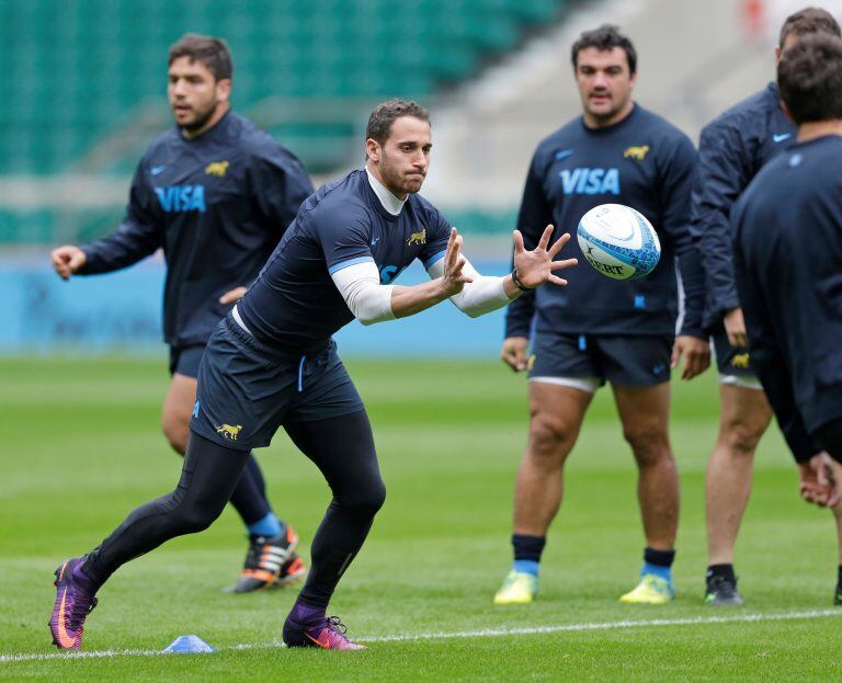 Entrenamiento de la seleccion argentina de rugby Los Pumas