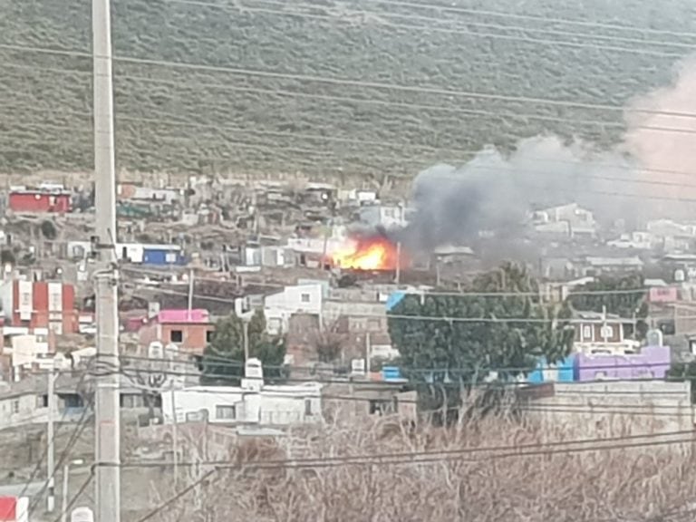 Incendio de vivienda.