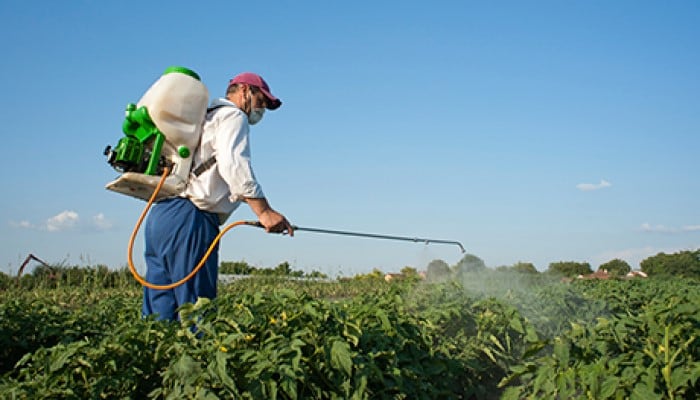 Agro fumigación en Pergamino