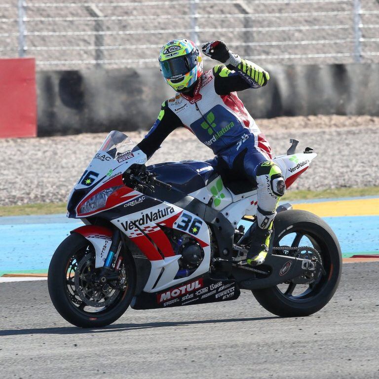 En 2018, una piedra había atravesado el radiador de la moto de Mercado durante la primera presentación del WSBK en Argentina. Este año, Tati quería revancha.