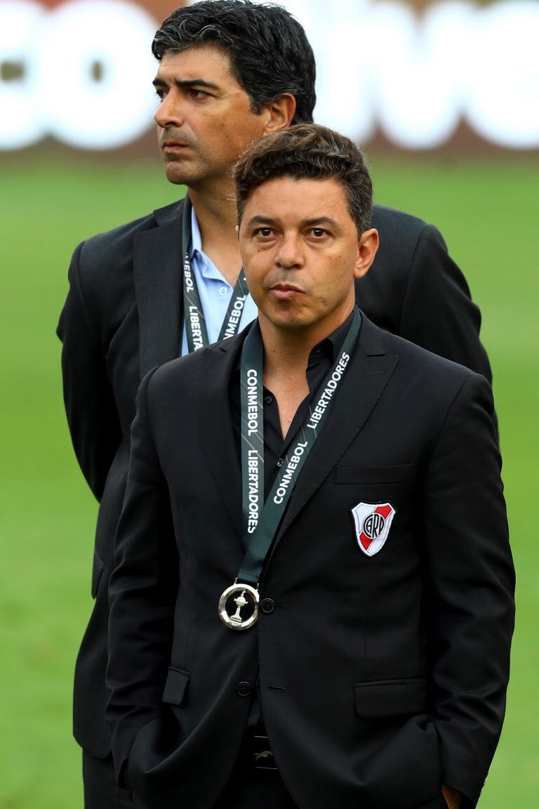 Marcelo Gallardo luego de haber perdido contra Flamendo (Foto: AP Photo/Ernesto Arias)