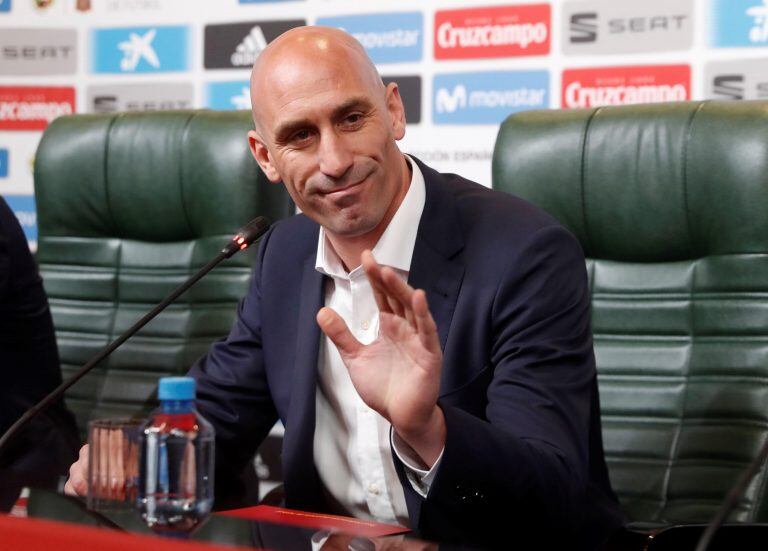 El presidente de la Federación Española de Fútbol, Luis Rubiales.