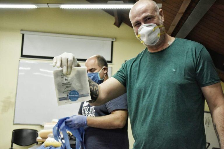 Confección y entrega de Mascarillas faciales Municipalidad de Ushuaia