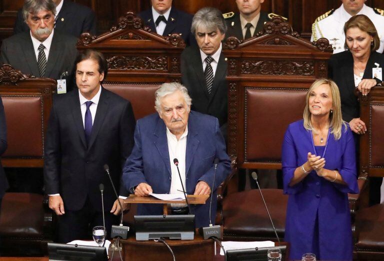 José Mujica en la toma de posesión de Luis Lacalle Pou. (Foto:EFE/Casa de S.M. el Rey)