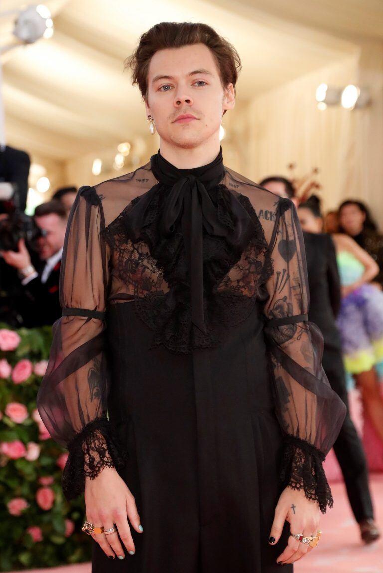 Harry Styles en la gala del MET en 2019.