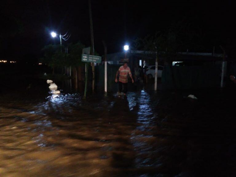 Inundación en Villa del Prado