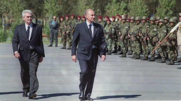 Fernando De la Rúa en 1996, como jefe de Gobierno de la Ciudad de Buenos Aires. (Foto:ArchivoClarín)