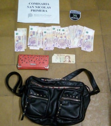 También se alzó con la cartera de la víctima, que tenía $5 mil.