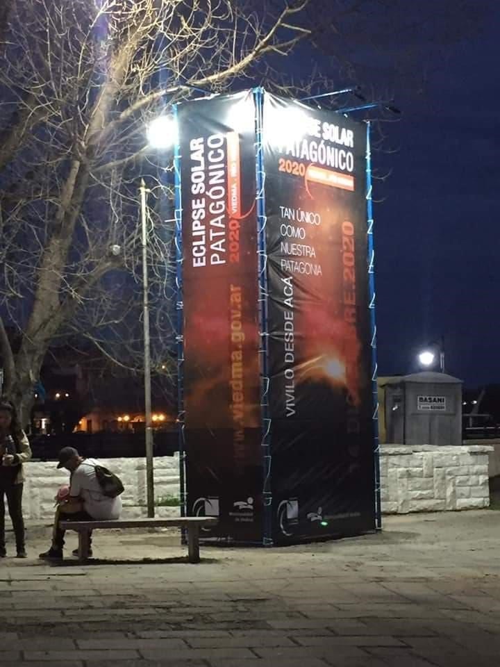 Se instaló en el Paseo Costanera un tótem alegórico a la temática.