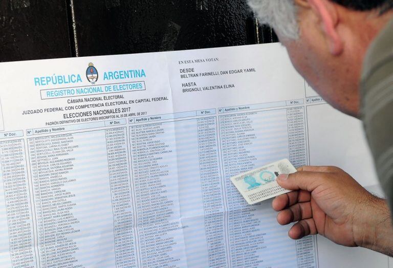 DNI habilitados para votar.