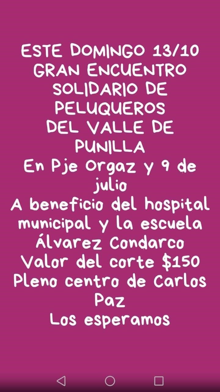 Evento Solidario en Carlos Paz