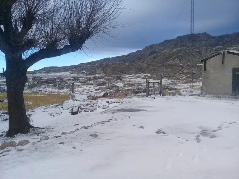 Las fotos de la nevada en el Champaquí.