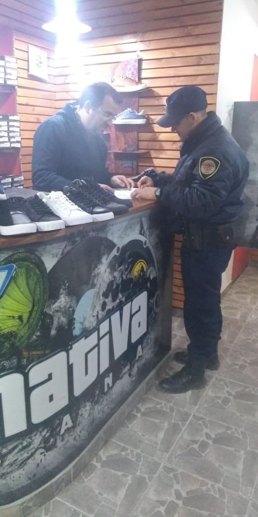 Operativo saturación policia Arroyito