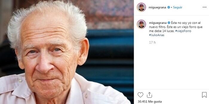 Migue Granados escrachó a un hombre en las redes. (Instagram)