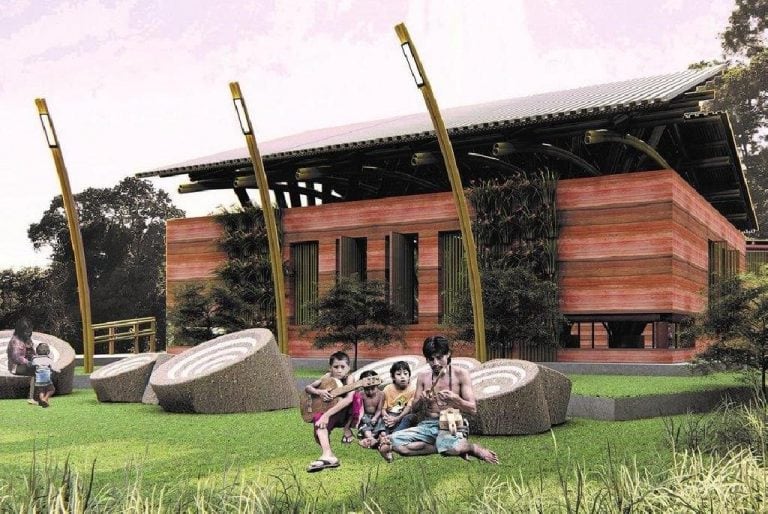 Proyecto de egresados de Arquitectura para la concreción de un Centro Cultural para aldeas Mbya Guaraní.