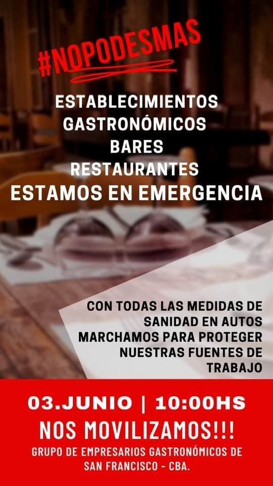 Caravana propietarios de Boliche y Restaurantes de Arroyito