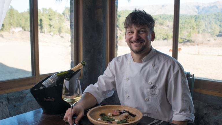 Juan Cruz galetto, chef de Las  Cañitas en Córdoba.