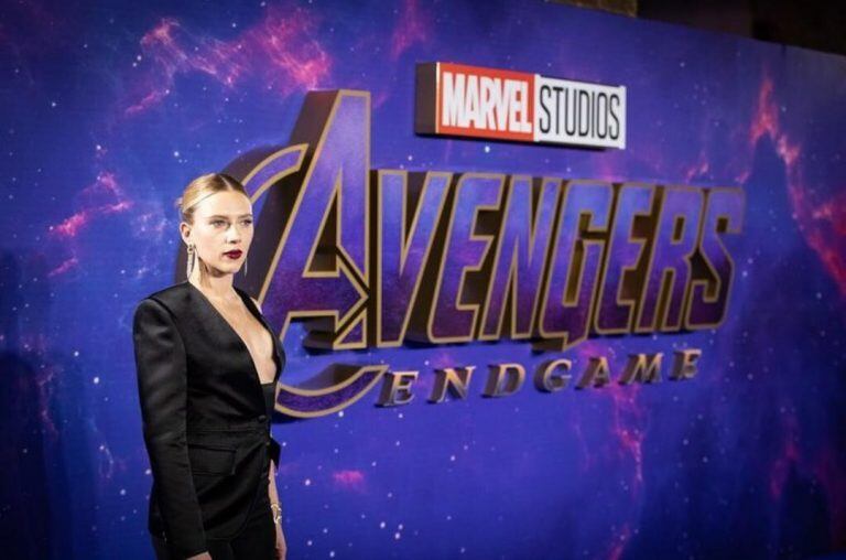 Scarlett Johansson en la premiere de Avengers: Endgame (Instagram)