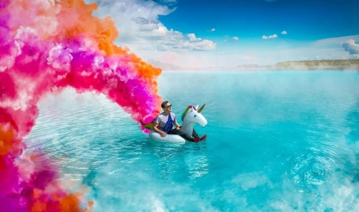 Es una bomba tóxica pero sus aguas turquesas son furor entre los instagramers