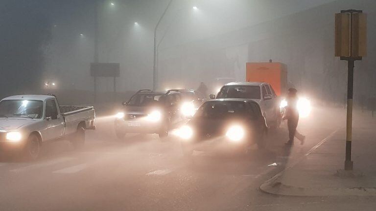 Niebla en Córdoba.