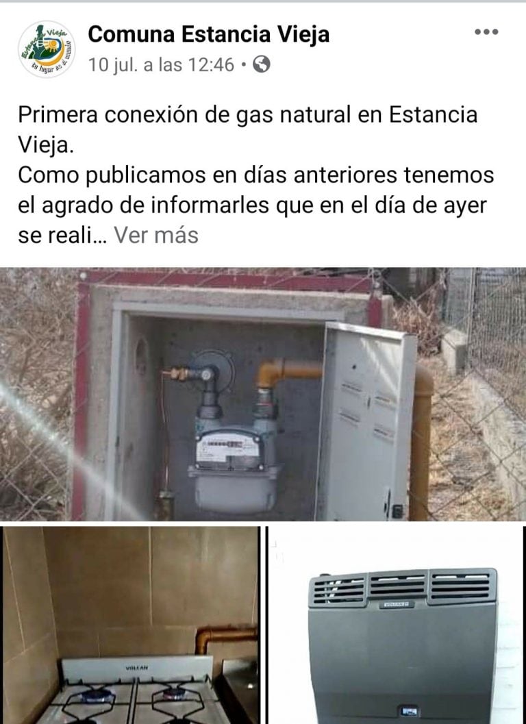 Comunicado difundido por la Comuna de Estancia Vieja.