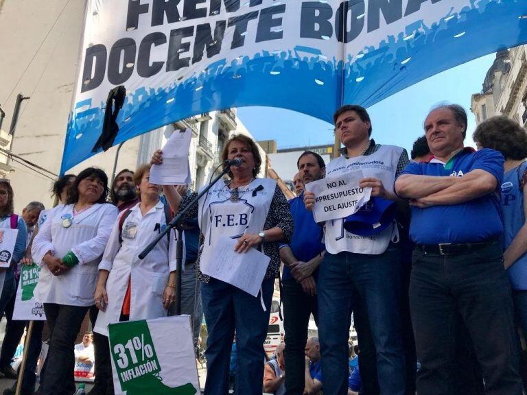 Marcha de docentes.