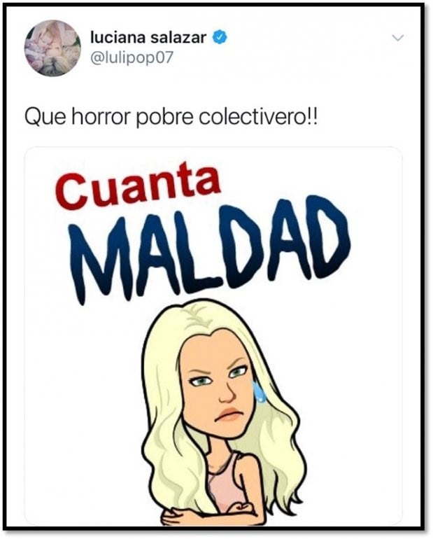 El meme de Luciana Salazar.