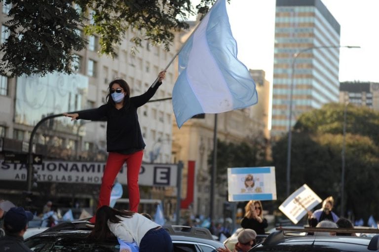 Marcha 17A: masiva concentración en el Obelisco (Foto: Federico Lopez Claro)