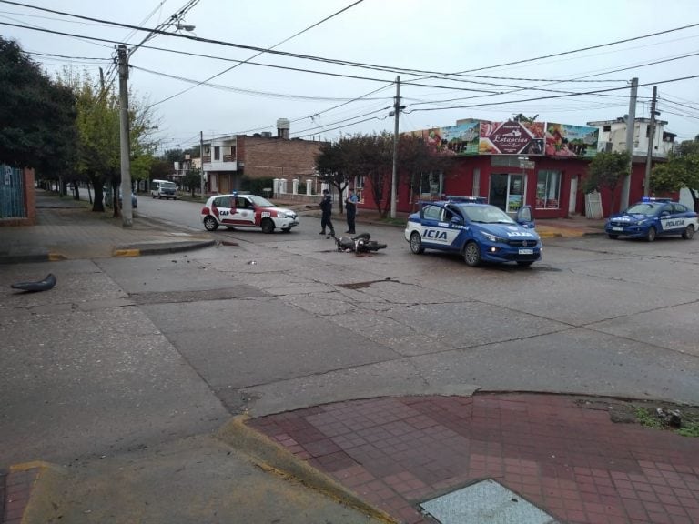 Accidente en Jesús María (Prensa Policía)