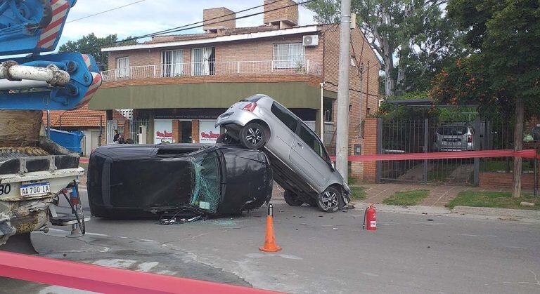 Accidente vial en Costa Azul