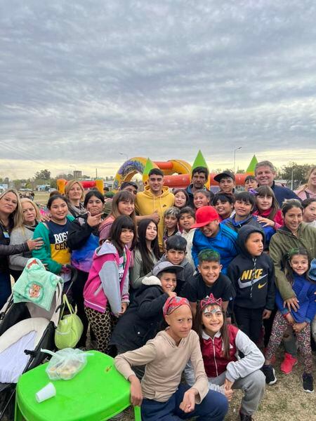 Merendero de Pérez logró captar la atención de muchos niños en un festejo único