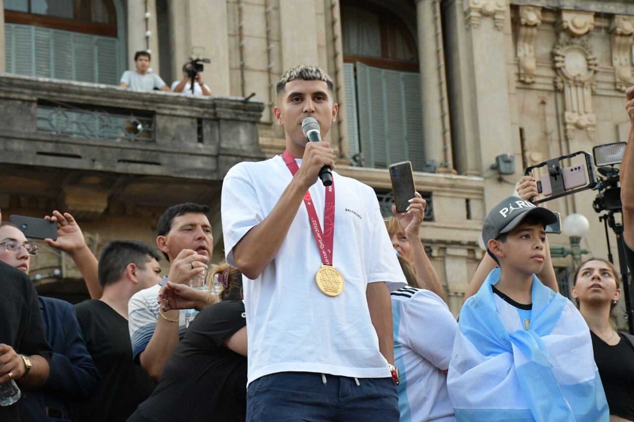 El "Tucu" Palacios fue homenajeado en Tucumán.