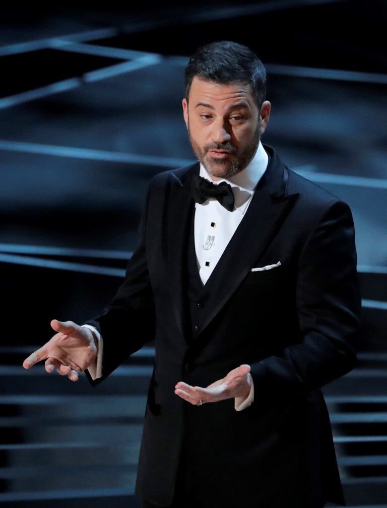 90th Academy Awards - Oscars Show - Hollywood, California, U.S., 04/03/2018 - Host Jimmy Kimmel. REUTERS/Lucas Jackson