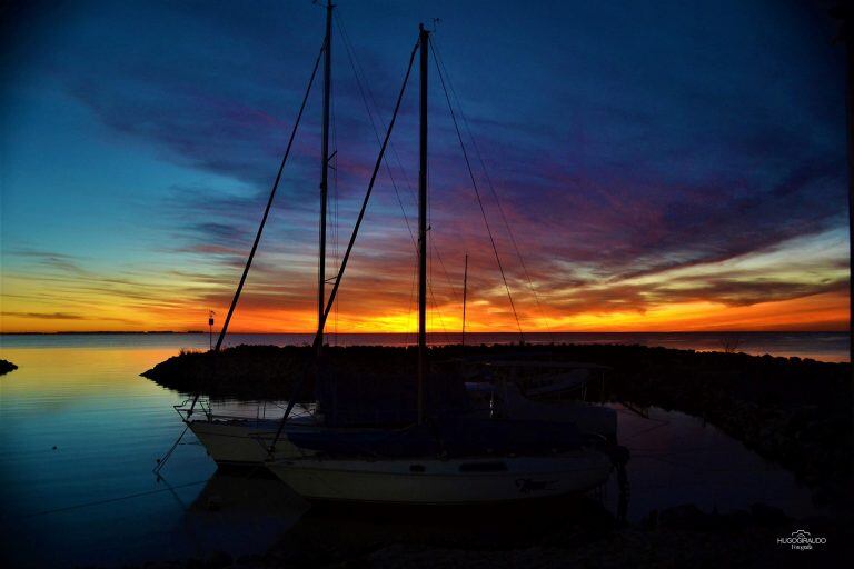 Atardecer en Miramar de Ansenuza - PH Hugo Giraudo