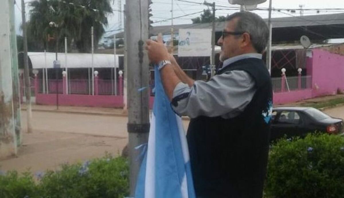 Un excombatiente hizo su propio homenaje a Malvinas en Salta