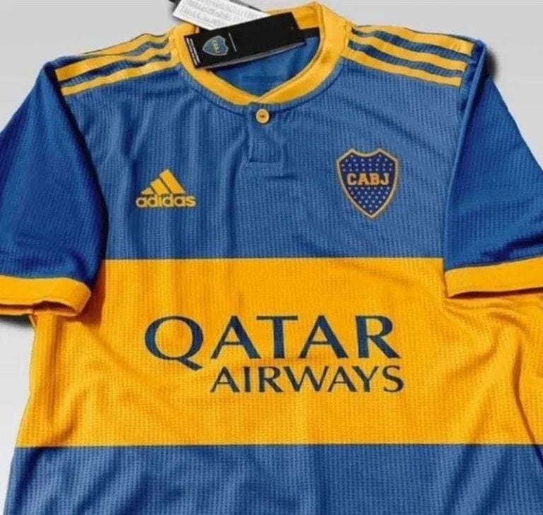 Se filtró una imagen de la posible camiseta de Boca para el 2020 (Foto: Twitter)