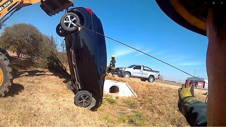 Accidente en la Ruta E52 en cercanias de Arroyito