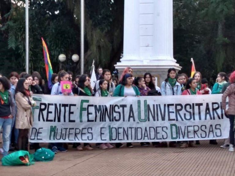 Las mujeres de Posadas salieron a reclamar. (MisionesOnline)