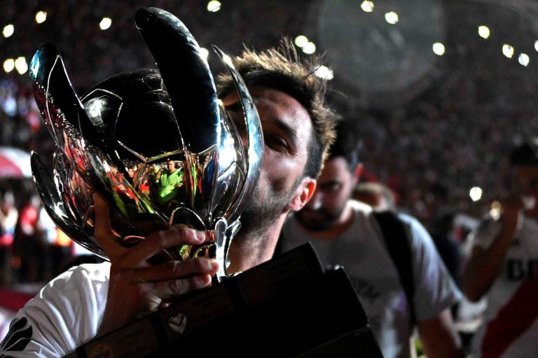 Las mejores fotos de la final de la Supercopa Argentina. Foto: AFP.